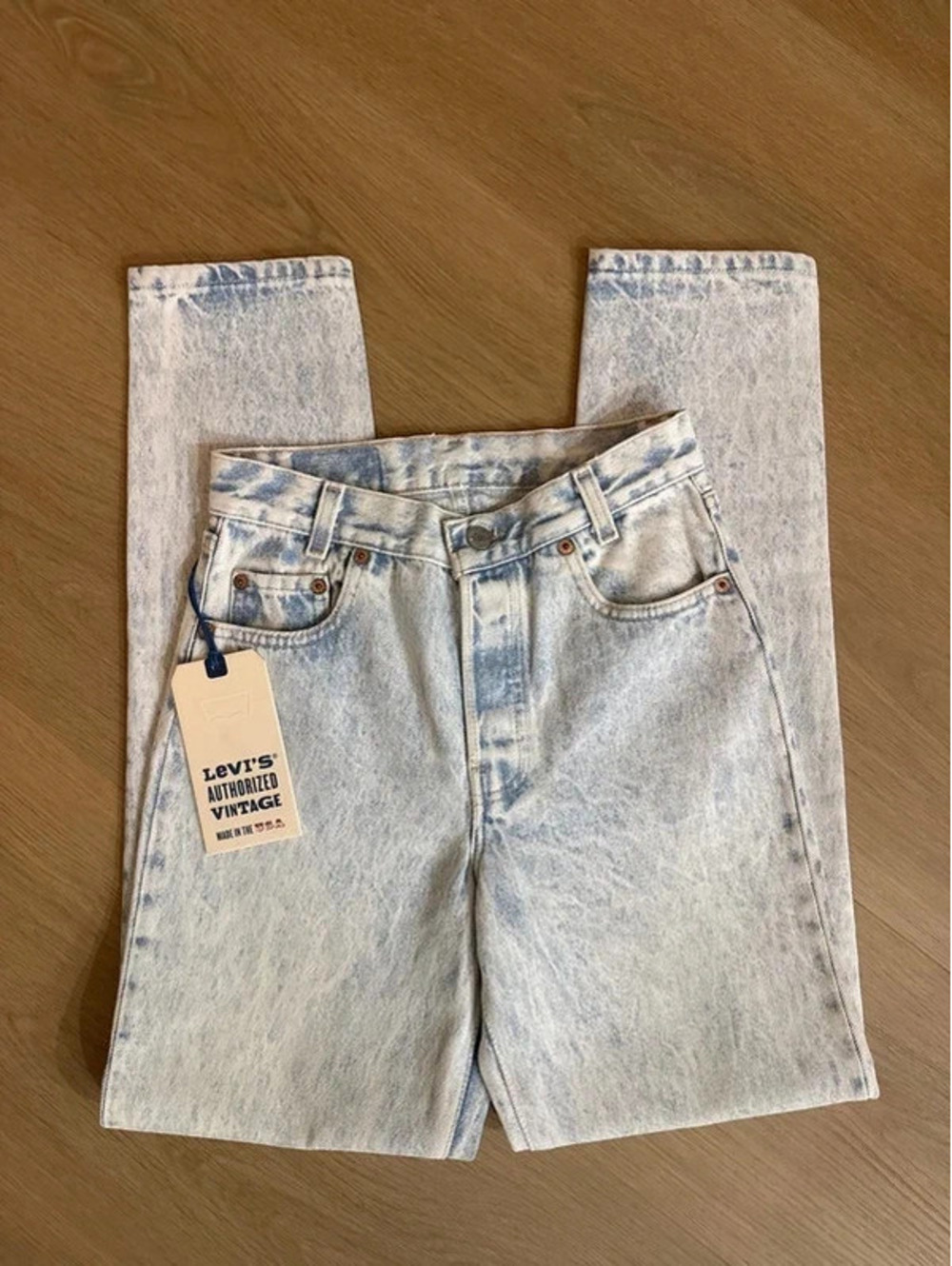 Vintage 90s Levi's 511 Acid Wash Denim Jeans Made in USA 9610C